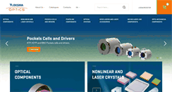 Desktop Screenshot of eksmaoptics.com